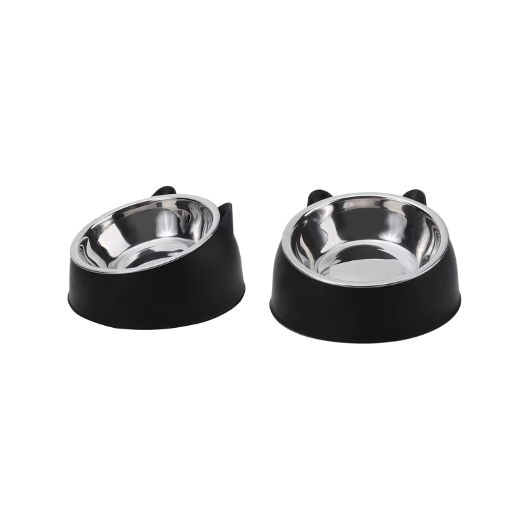 Lutad - Inclined Stainless Steel Pet Feeding Bowl