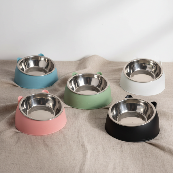 Lutad - Inclined Stainless Steel Pet Feeding Bowl