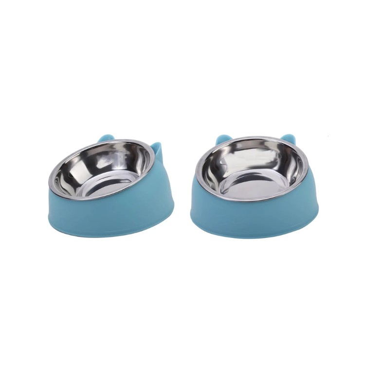 Lutad - Inclined Stainless Steel Pet Feeding Bowl