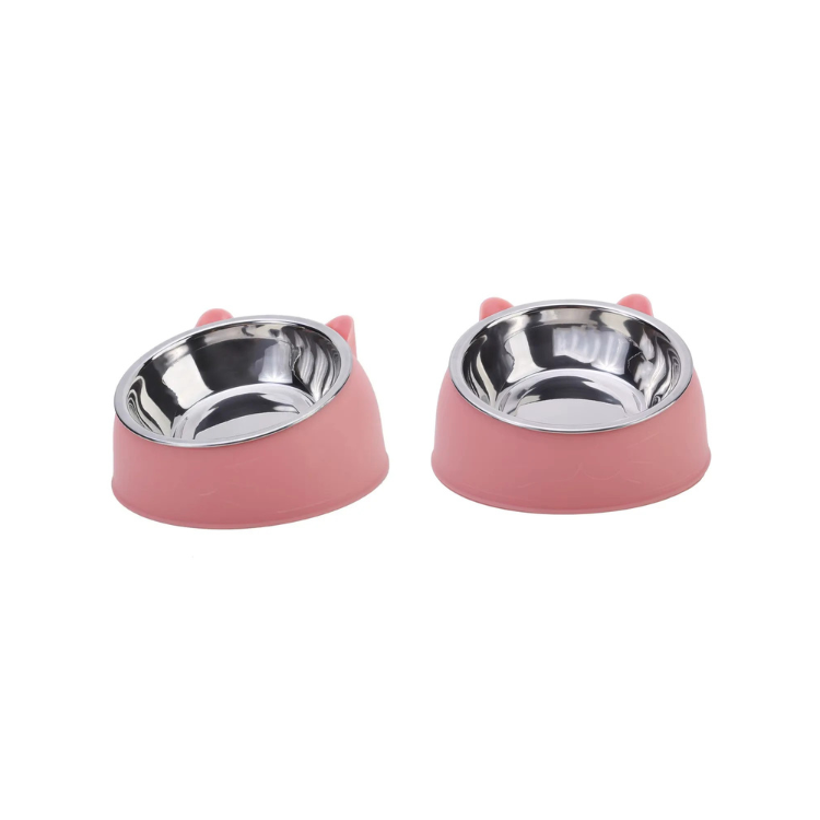 Lutad - Inclined Stainless Steel Pet Feeding Bowl