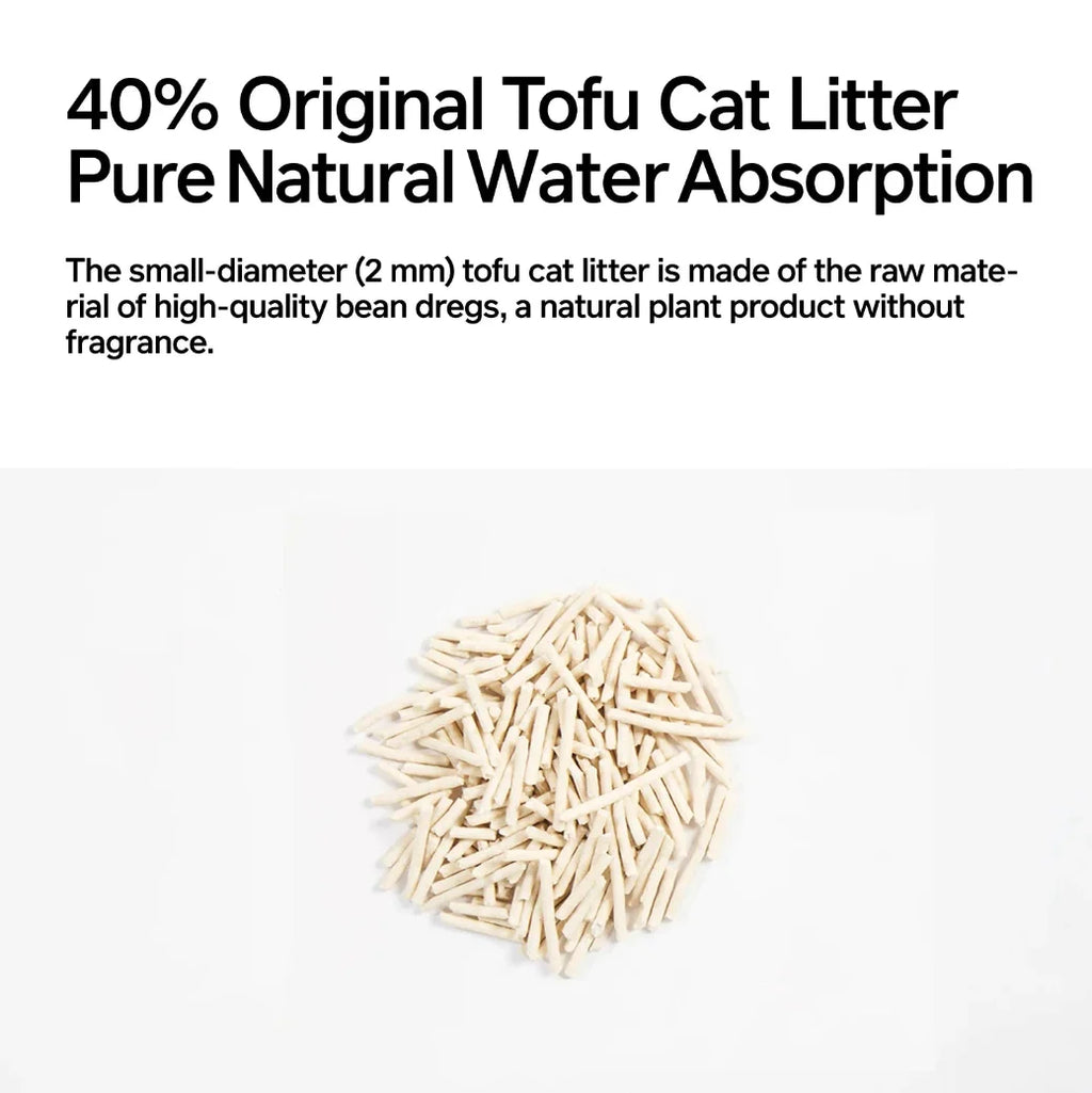 3-In-1 Blend Cat Litter 5.2 Kg (Tofu, Spherical Bentonite Clay, Activated Carbon Infused Tofu)