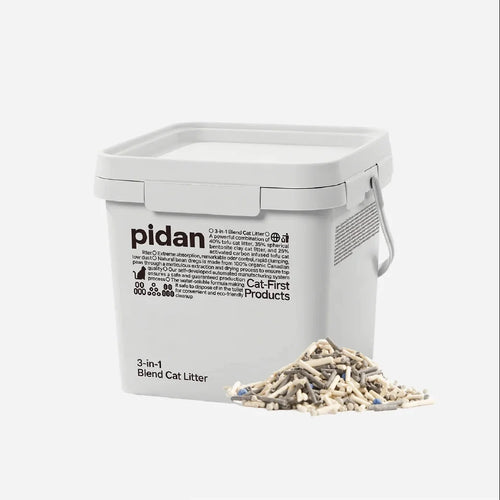 3-In-1 Blend Cat Litter 5.2 Kg (Tofu, Spherical Bentonite Clay, Activated Carbon Infused Tofu)