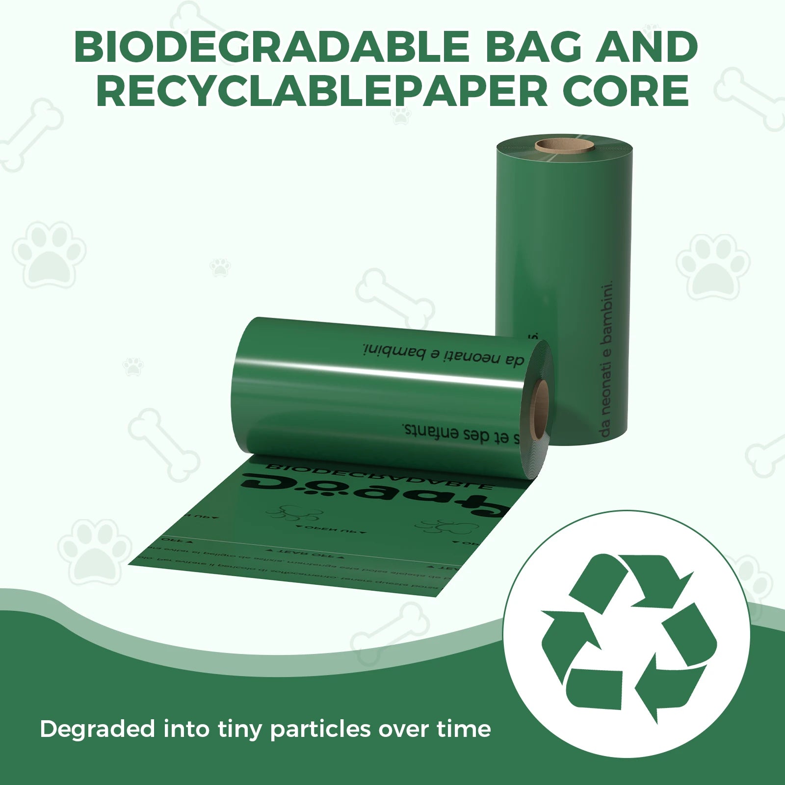 270/540 Counts Extra Thick Green Biodegradable Pet Poop Waste Bags with Dispenser for Dogs, Lavender Scented, Carrier