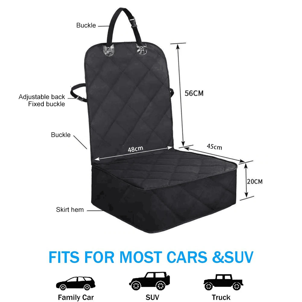 Car Rear Seat Mat Cushion Protector Pet Cat Dog Carrier Waterproof Non-Slip Back Seat Pet Cover Protector Car Travel Accessories
