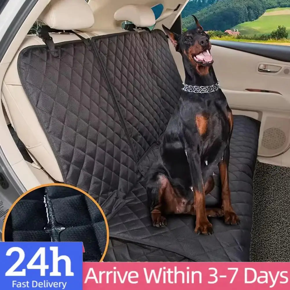 Dog Car Seat Cover Non-Slip Car Seat Protector Waterproof Car Rear Back Seat Cover Non Stick Fur Pet Dog Protector Mat for Pet