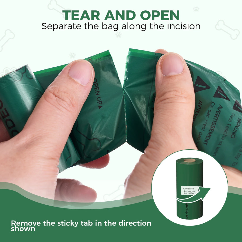 270/540 Counts Extra Thick Green Biodegradable Pet Poop Waste Bags with Dispenser for Dogs, Lavender Scented, Carrier