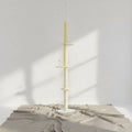 Ye 260Cm Adjustable Floor-To-Ceiling Cat Tree W/ Anti-Tipping Kit, Toy Ball, Solid Material, Comfortable Plush Appearance